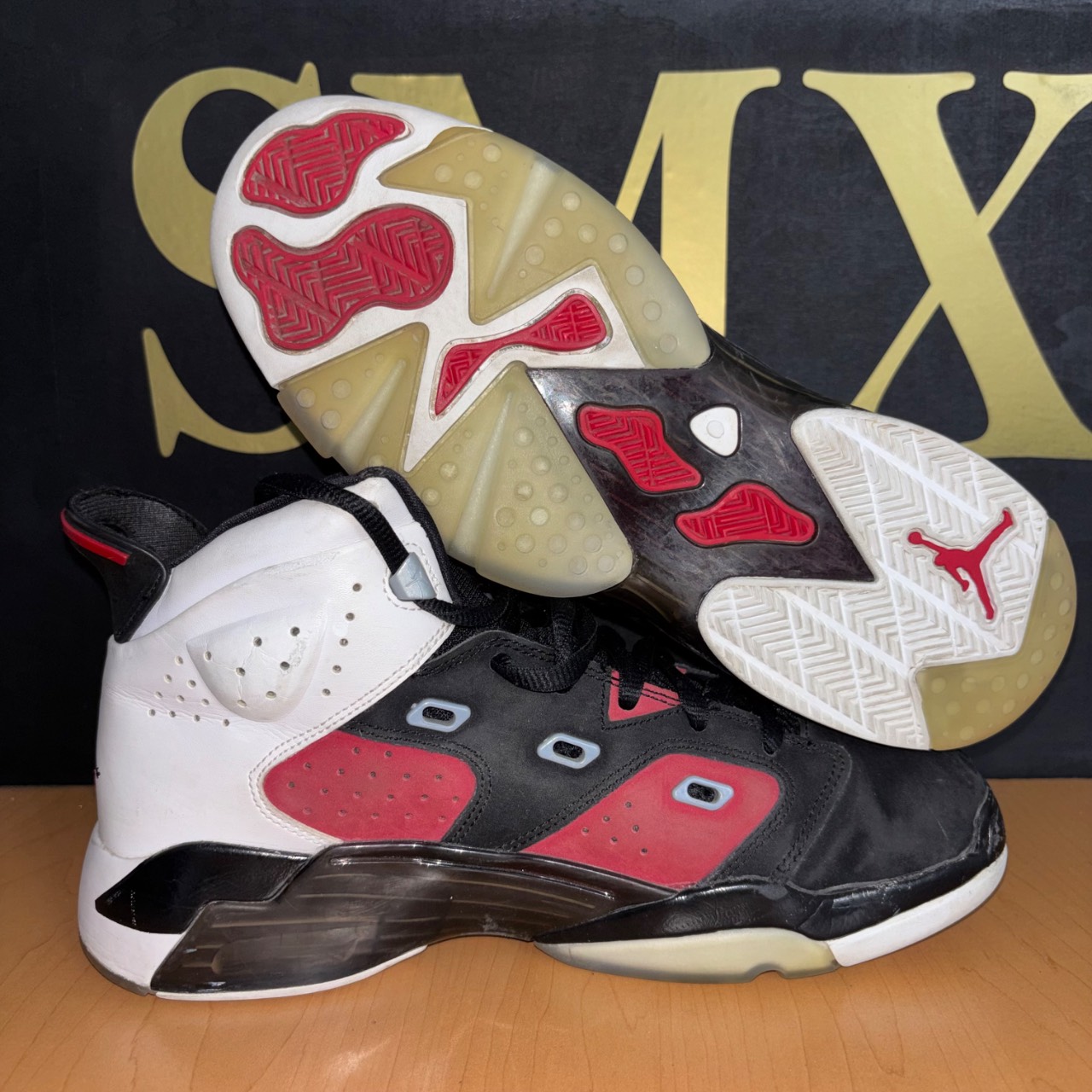 Air Jordan 6-17-23 Black/Carmine/White/Black · Foto 2