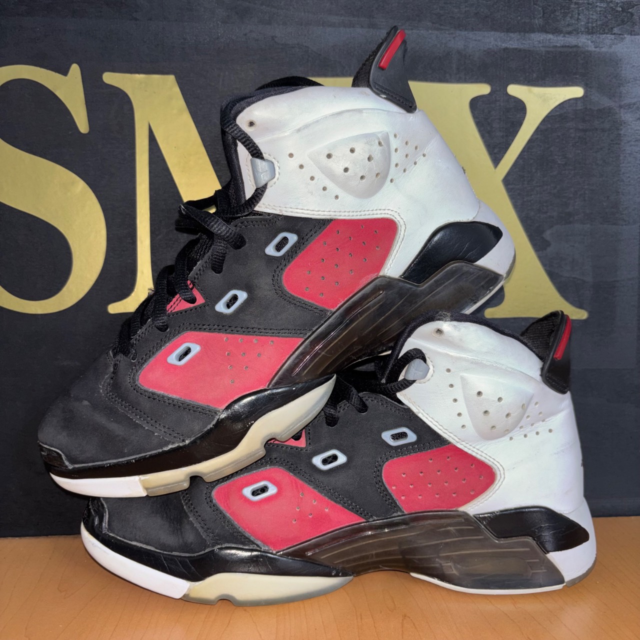 Air Jordan 6-17-23 Black/Carmine/White/Black · Foto 3