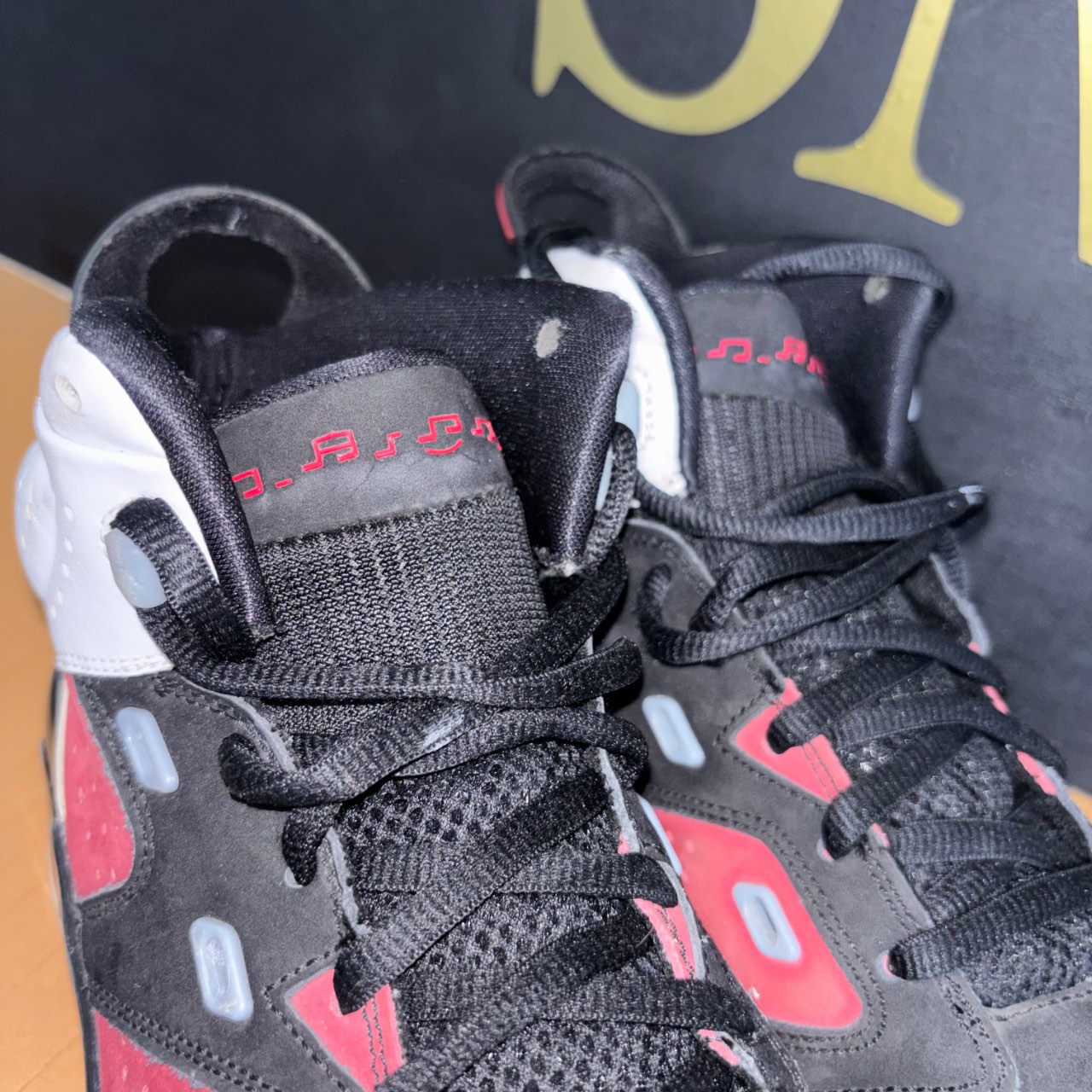 Air Jordan 6-17-23 Black/Carmine/White/Black · Foto 4