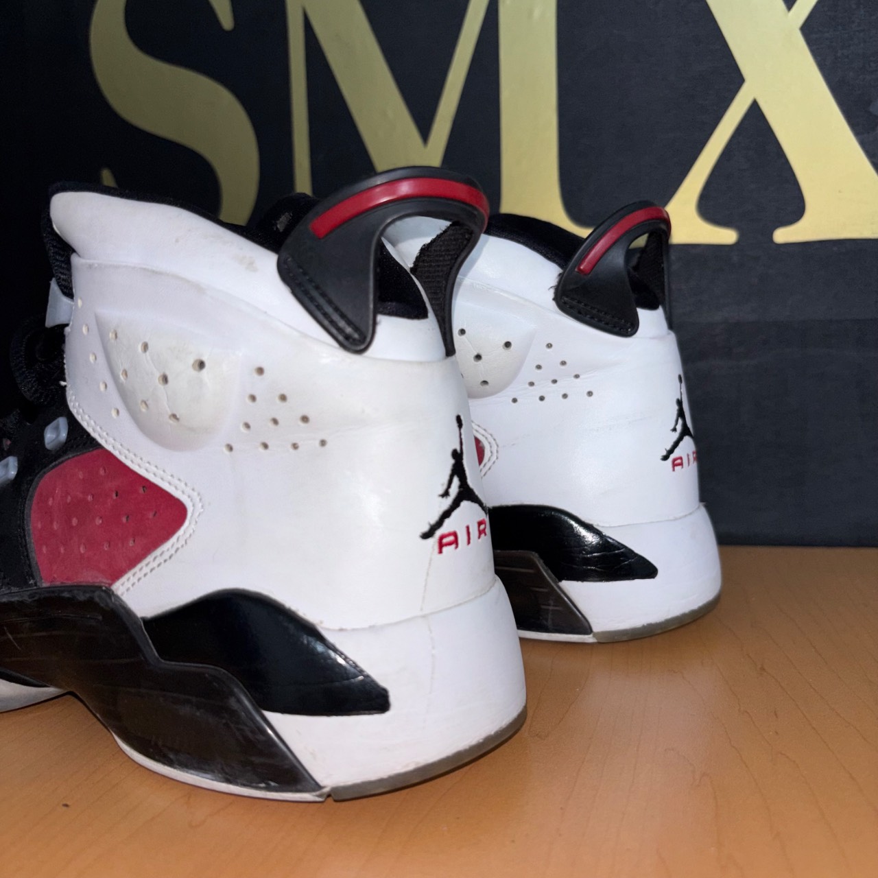 Air Jordan 6-17-23 Black/Carmine/White/Black · Foto 5