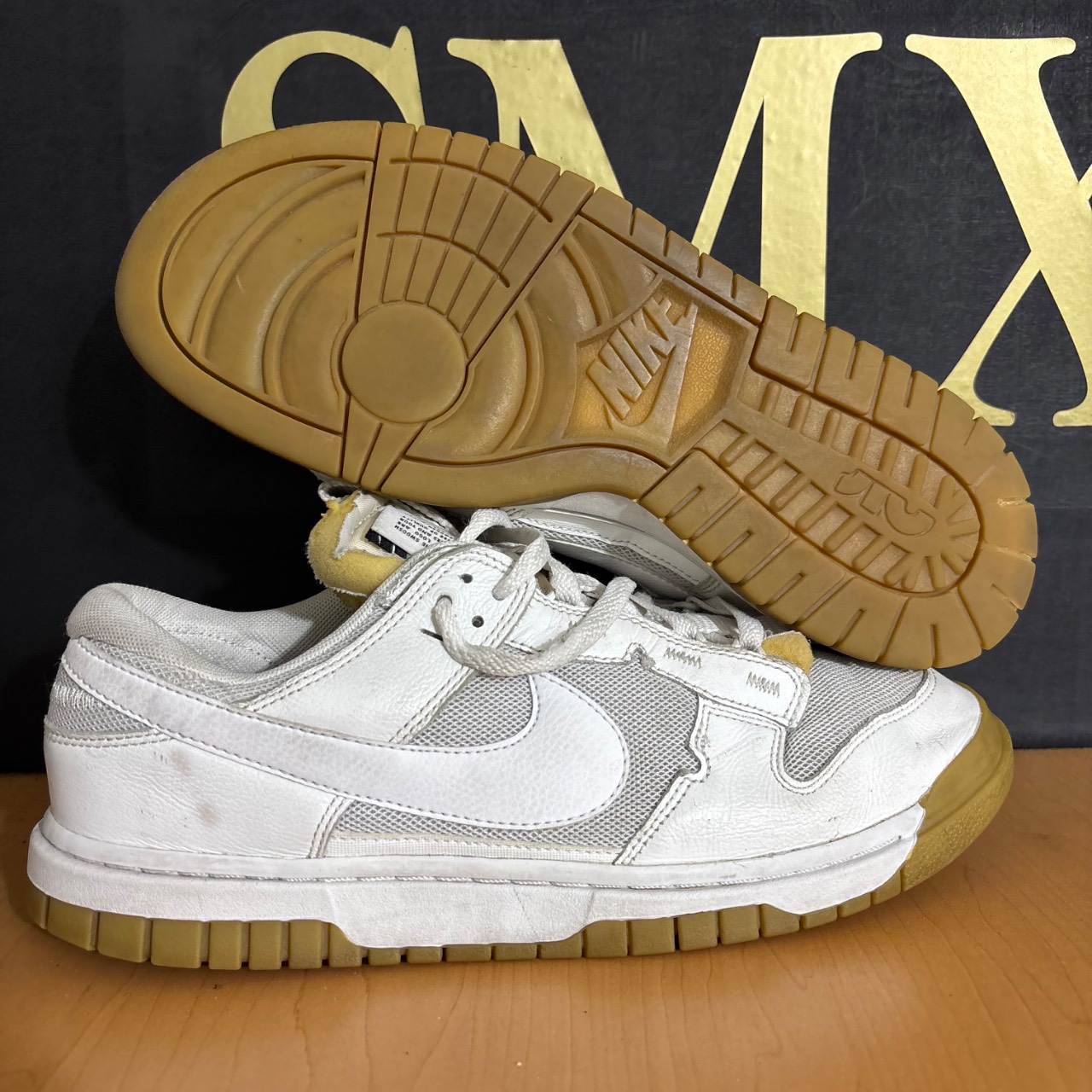Nike Dunk Low Retro Blanco con suela color goma · Foto 1