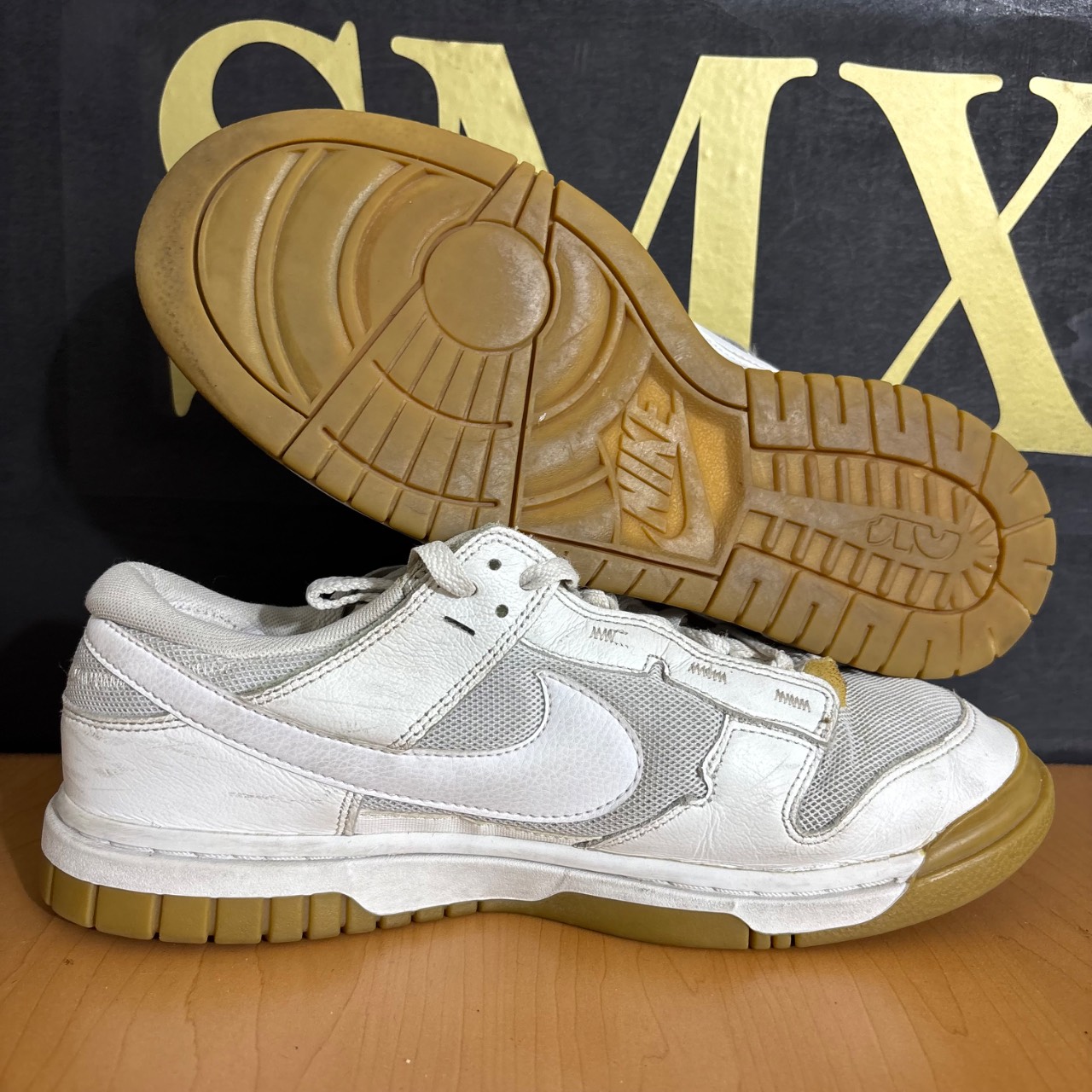 Nike Dunk Low Retro Blanco con suela color goma · Foto 2