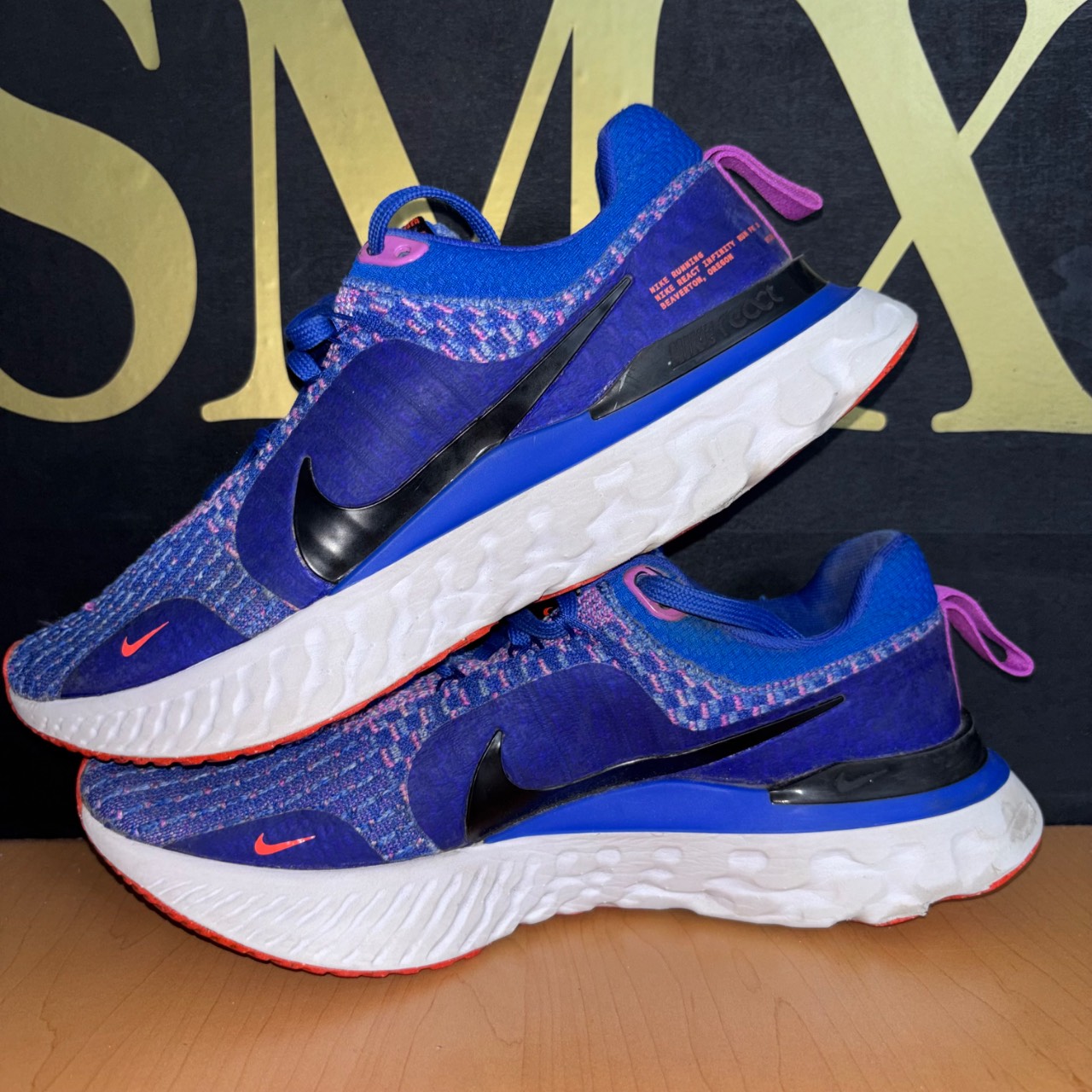 Nike React Infinity Run FK 3 azul, rosa y negro · Foto 4