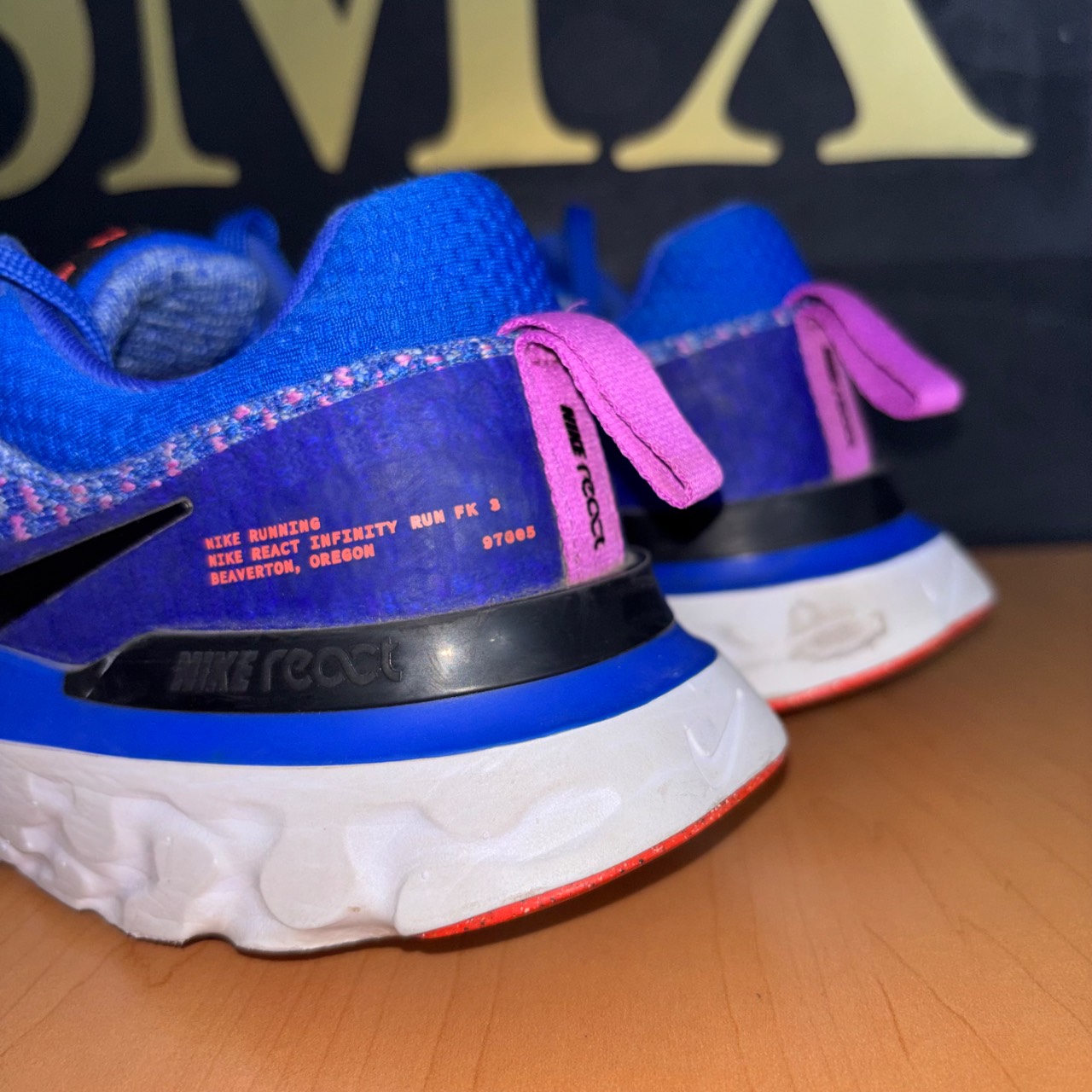 Nike React Infinity Run FK 3 azul, rosa y negro · Foto 5