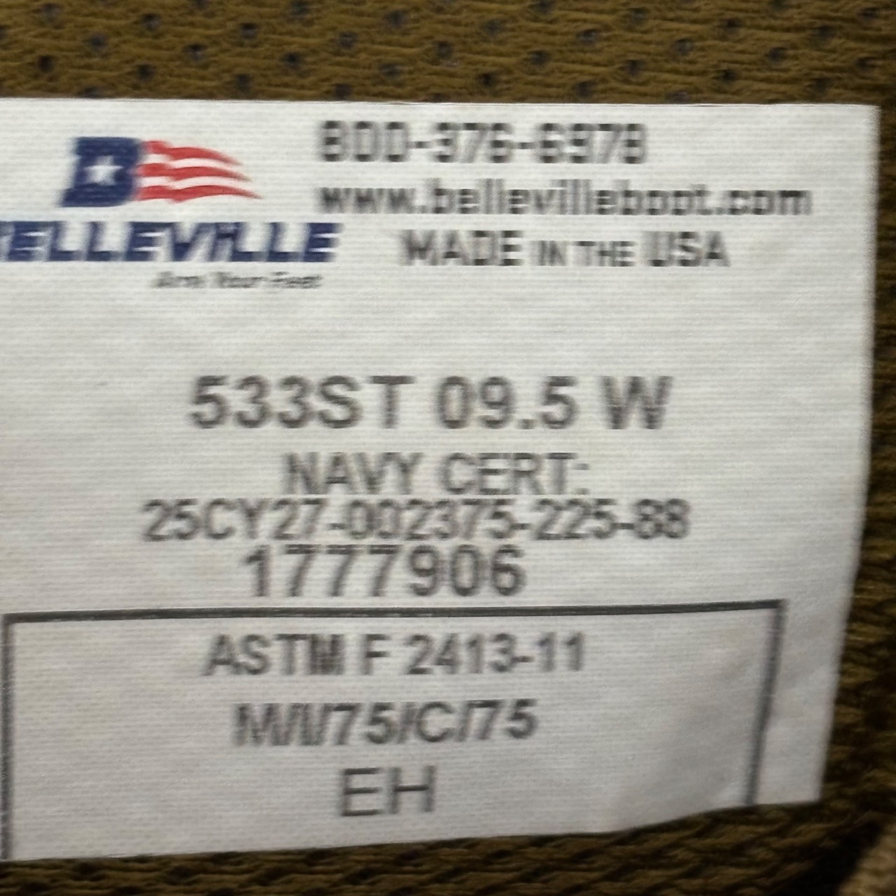 Bota militar Belleville USA · Foto 6