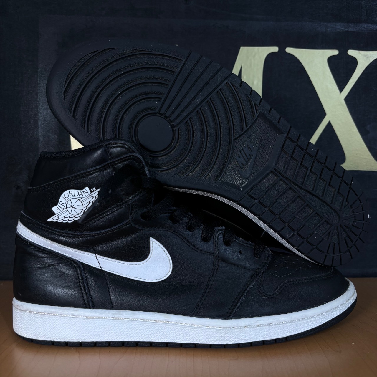 Air Jordan 1 Retro High OG Black/White-Black · Foto 1