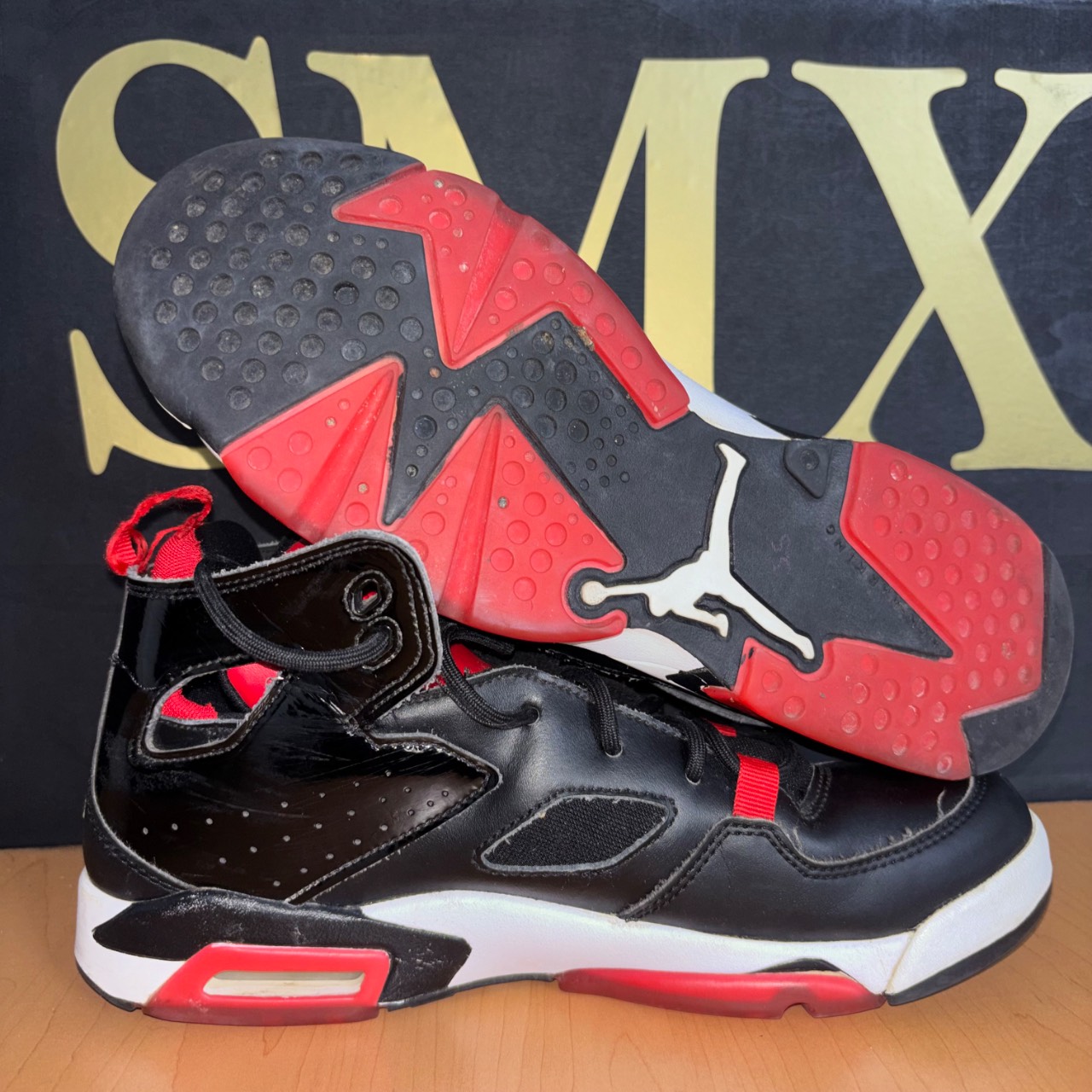 Jordan Flight Club '91 Black/White-University Red · Foto 2