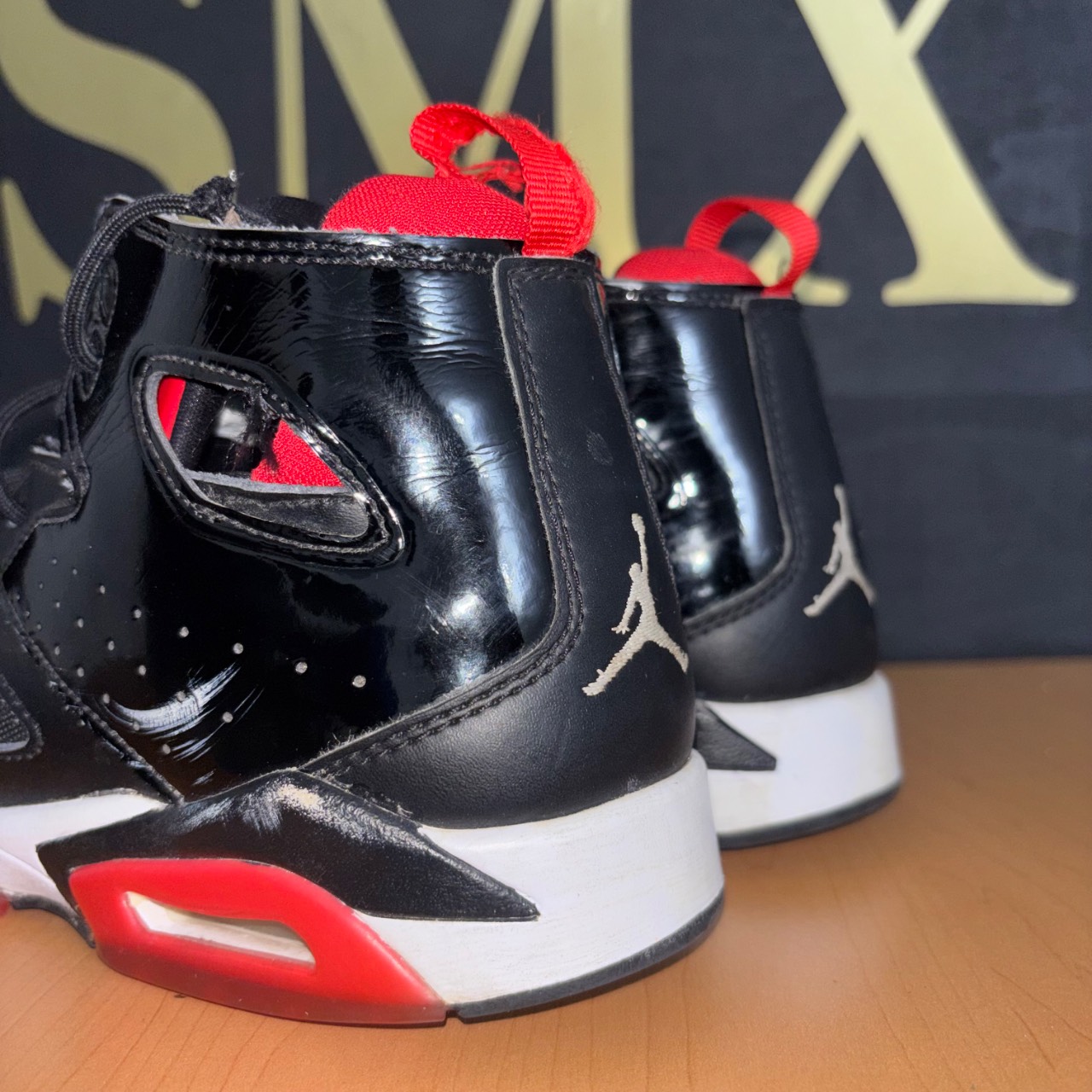 Jordan Flight Club '91 Black/White-University Red · Foto 4