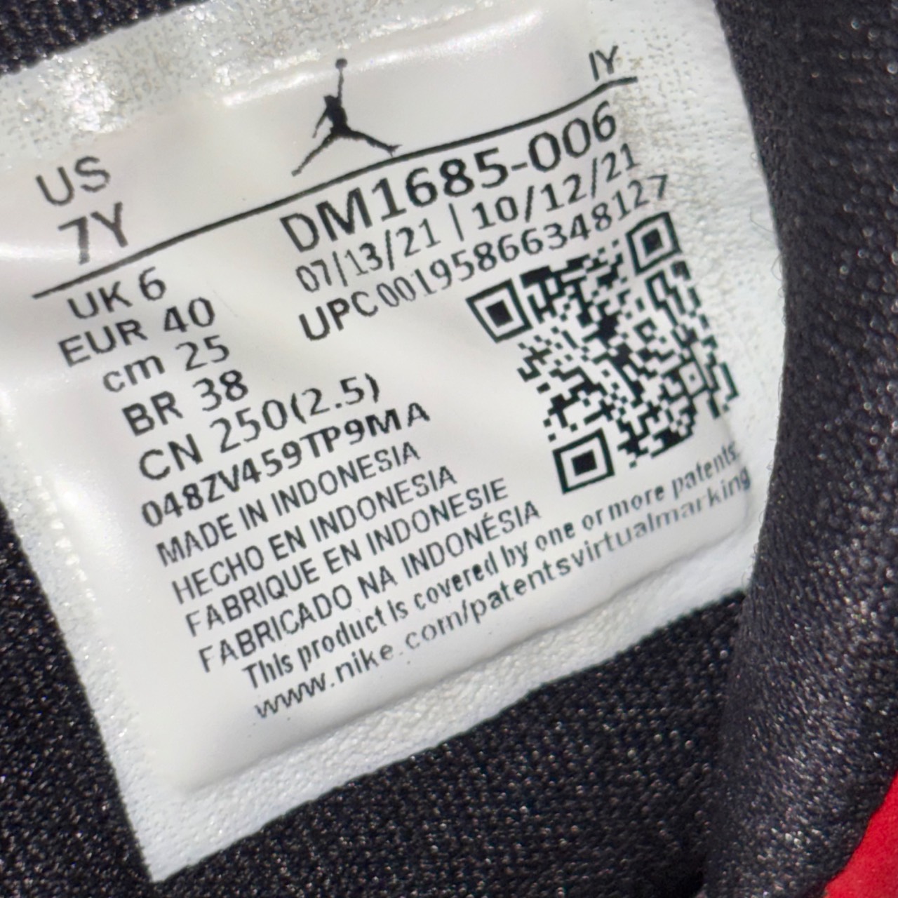 Jordan Flight Club '91 Black/White-University Red · Foto 6