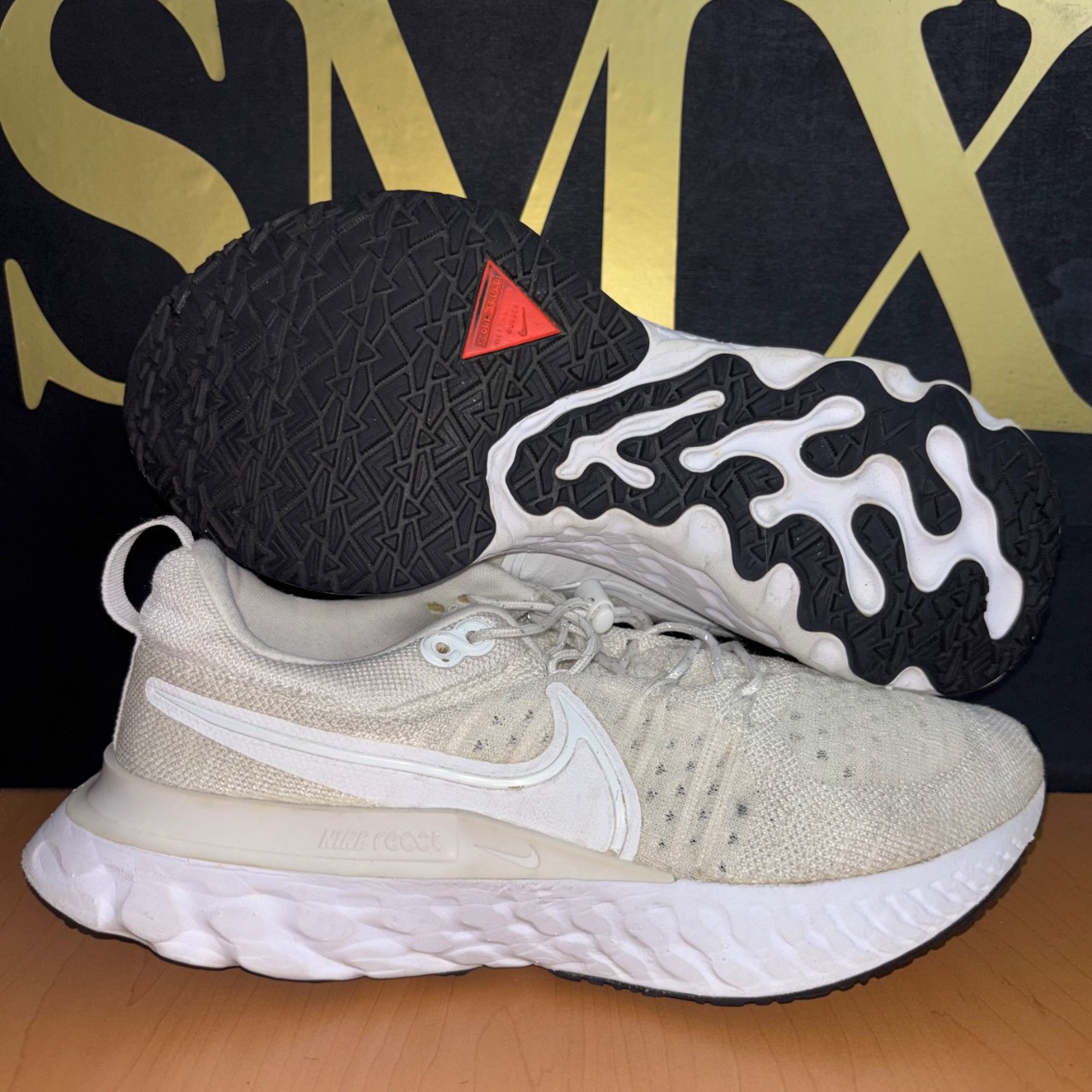 Nike React Infinity Flyknit blanco hueso · Foto 1