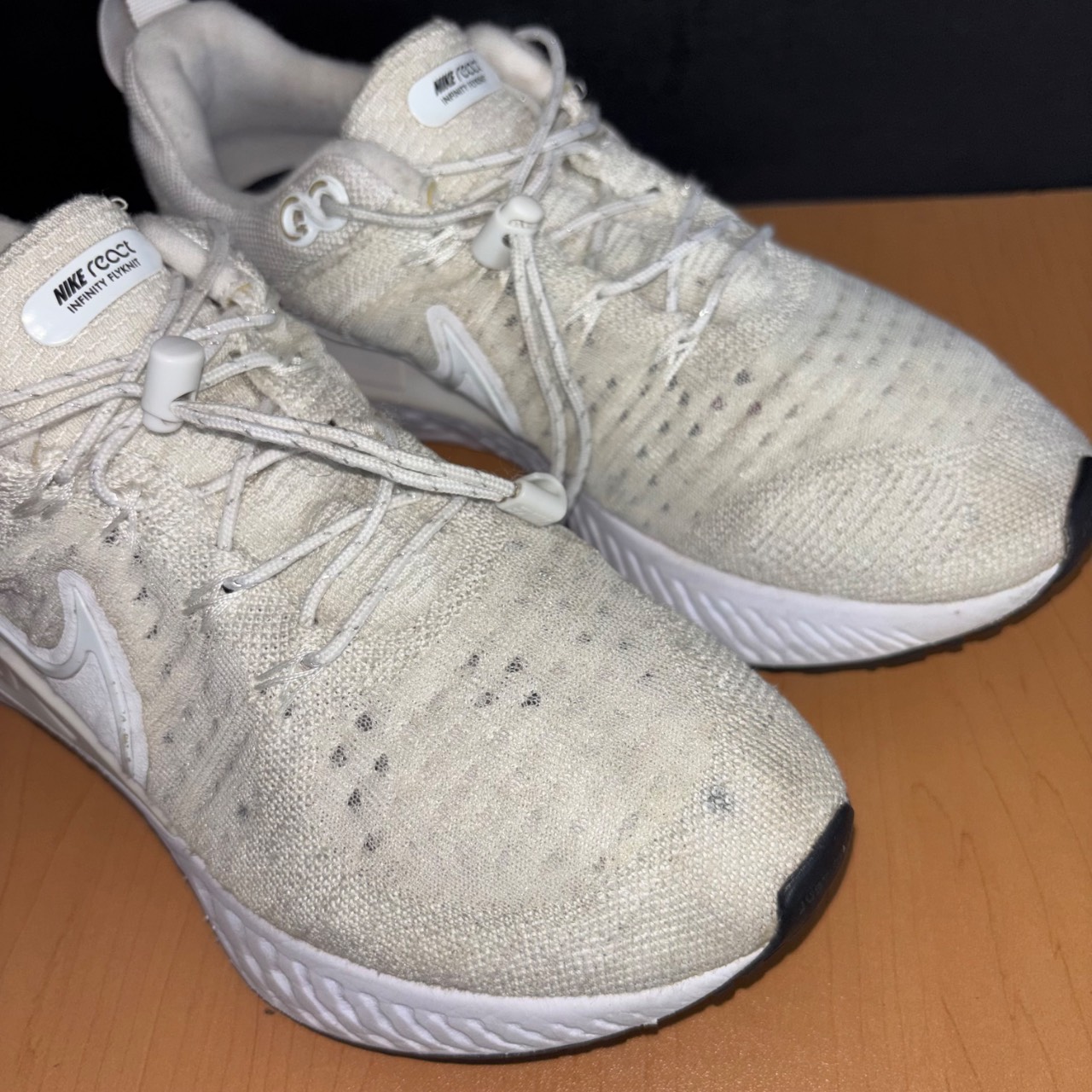 Nike React Infinity Flyknit blanco hueso · Foto 3