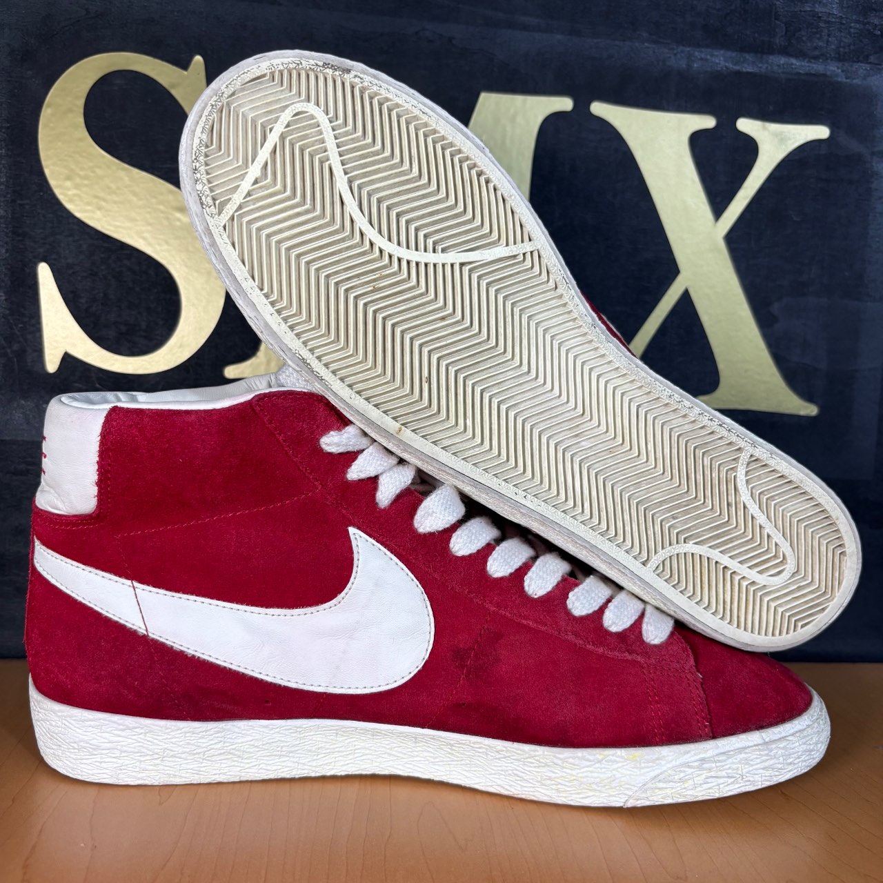 Nike Blazer Mid Vintage Rojo y blanco · Foto 2