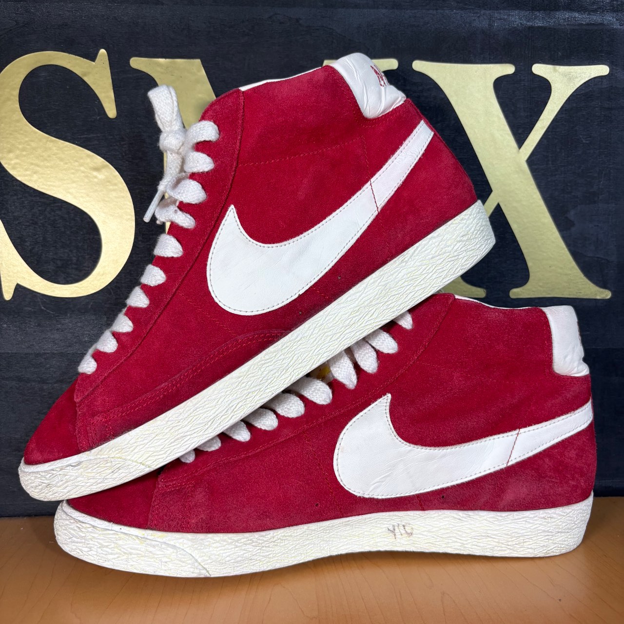 Nike Blazer Mid Vintage Rojo y blanco · Foto 3