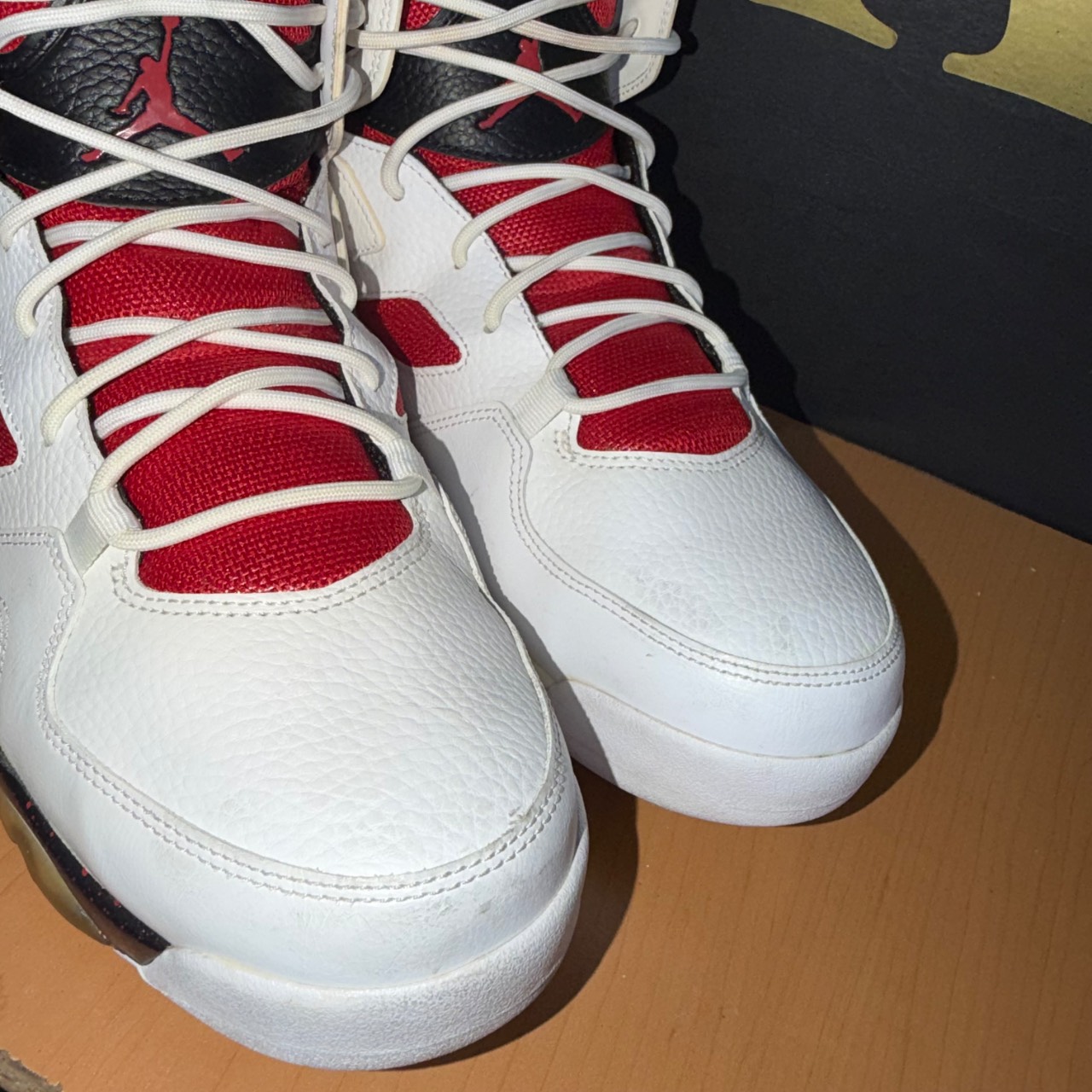 Jordan Flight Club 91 White Gym Red Black · Foto 6