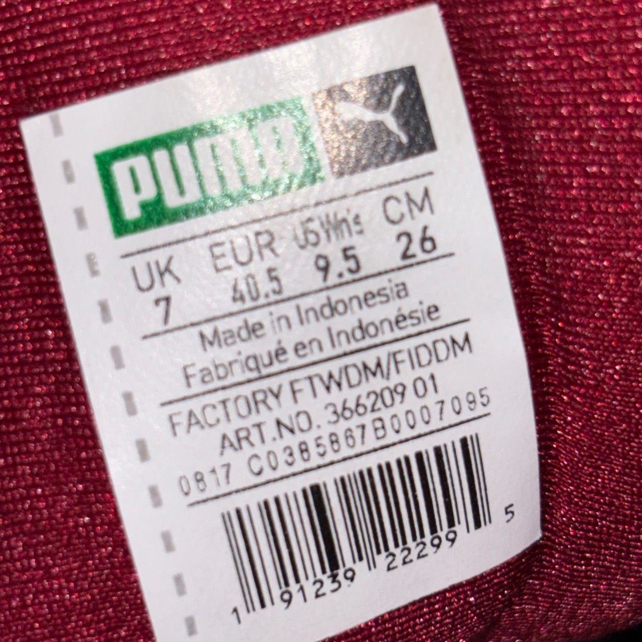 Puma Suede Classic Velvet Cordovan · Foto 6