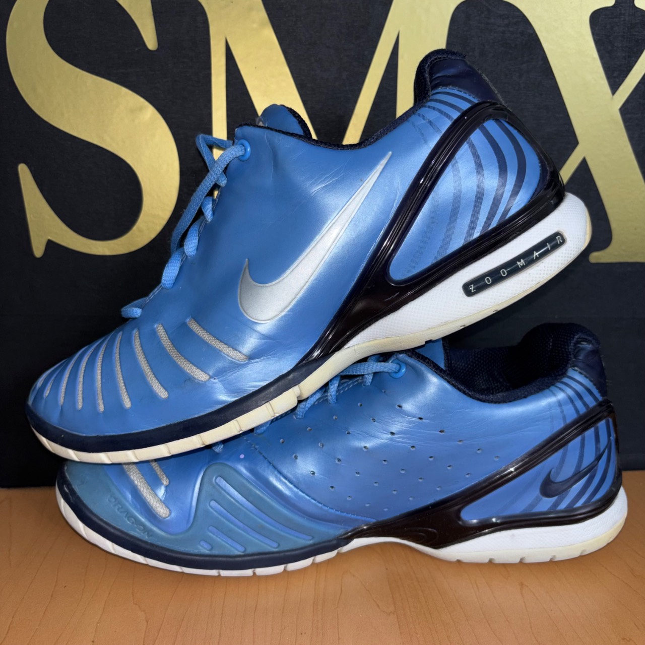 Nike Zoom Air Azul con detalles en negro y blanco · Foto 3