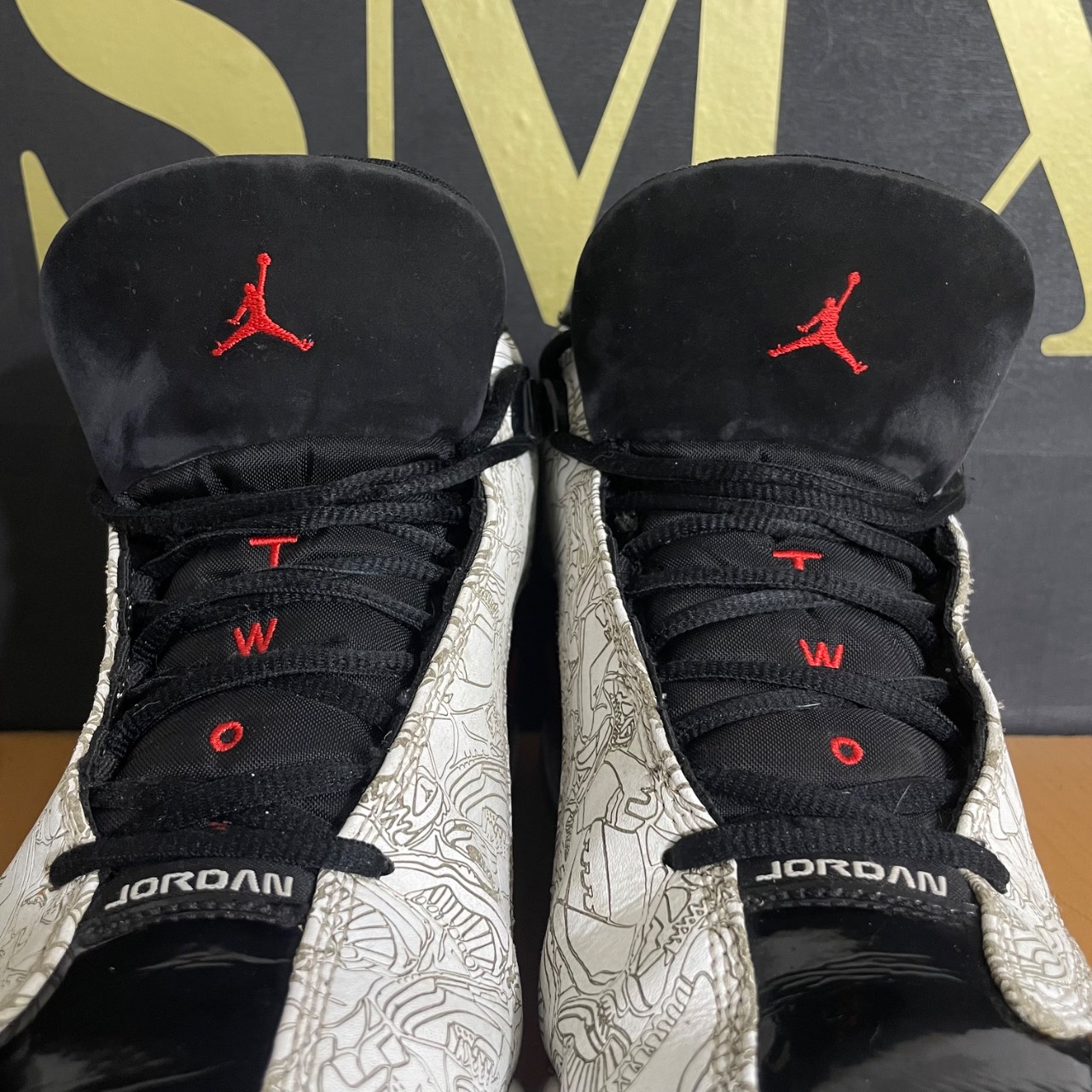 Jordan Dub Zero White/Varsity Red-Black · Foto 4
