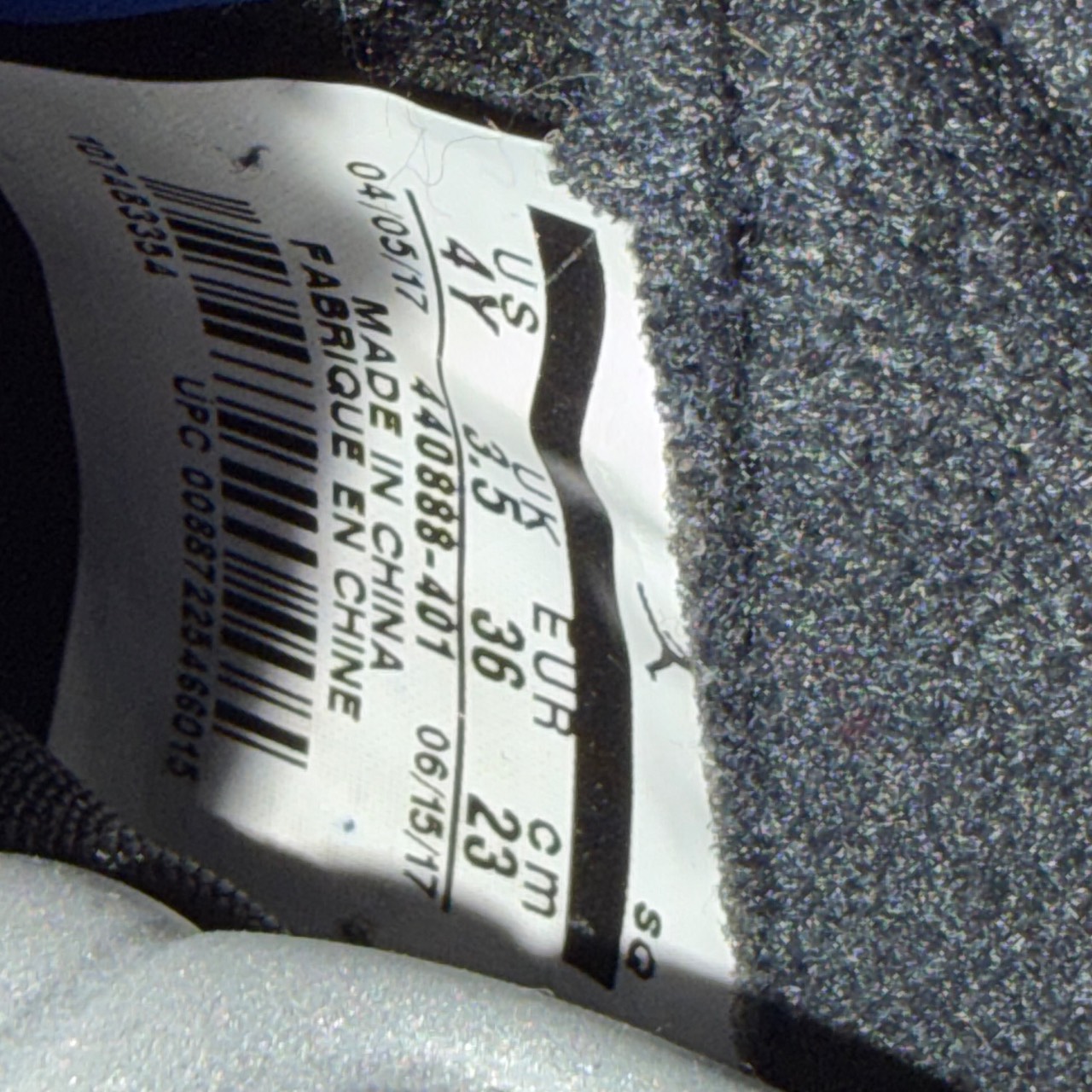 Air Jordan 5 Retro GS "Blue Suede" · Foto 5